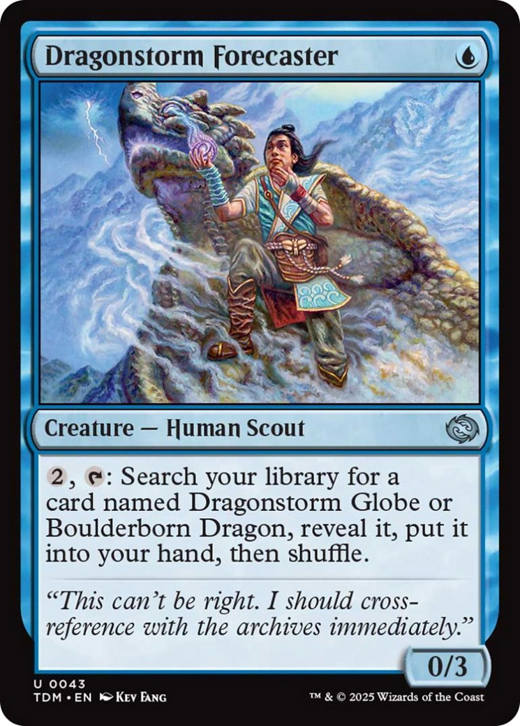 Dragonstorm Forecaster [Tarkir: Dragonstorm] | Exor Games Bridgewater