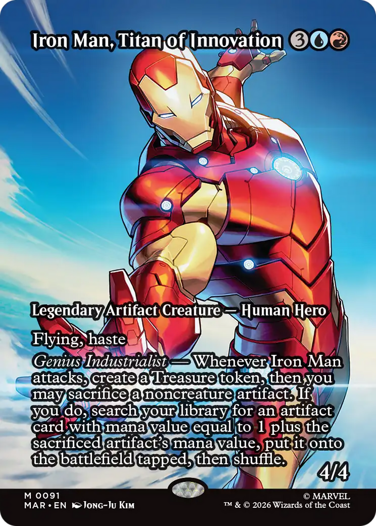 Iron Man, Titan of Innovation (Borderless) [Marvel Universe: Eternal-Legal] | Exor Games Bridgewater