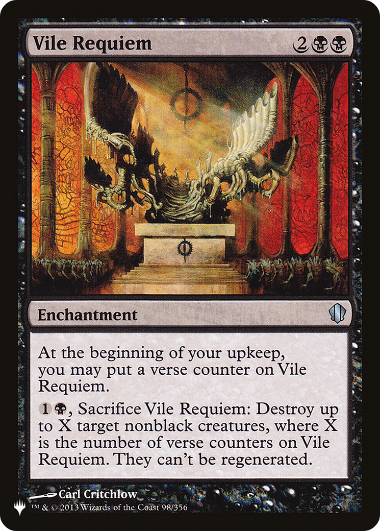 Vile Requiem [The List] | Exor Games Bridgewater