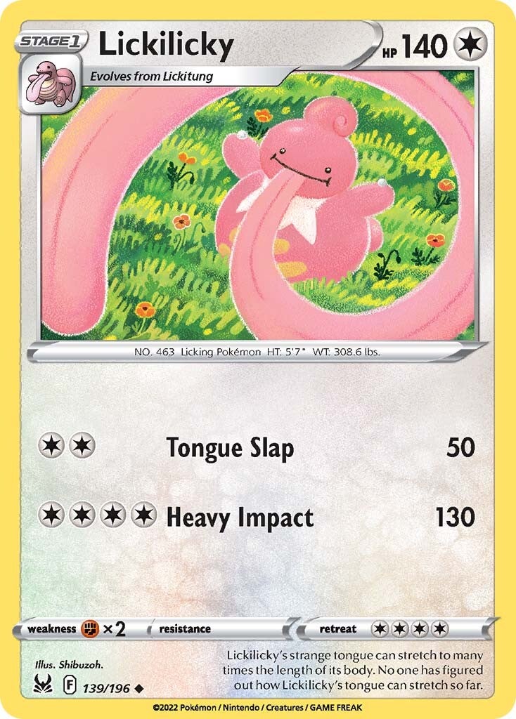 Lickilicky (139/196) [Sword & Shield: Lost Origin] | Exor Games Bridgewater