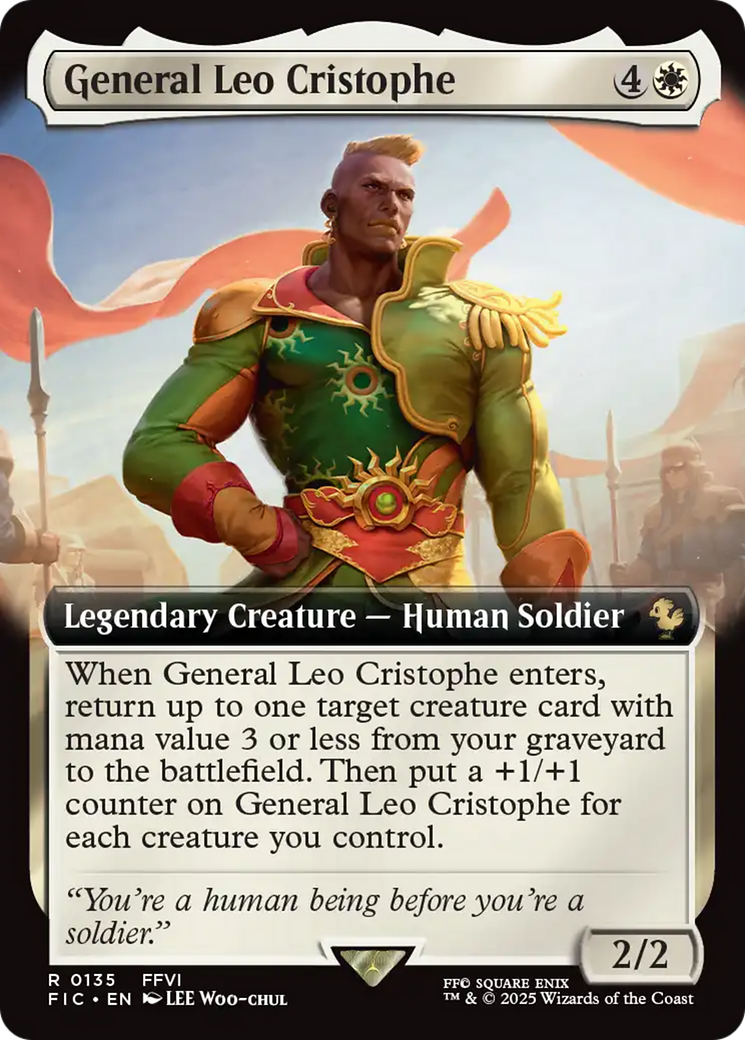 General Leo Cristophe (Extended Art) [FINAL FANTASY Commander] | Exor Games Bridgewater