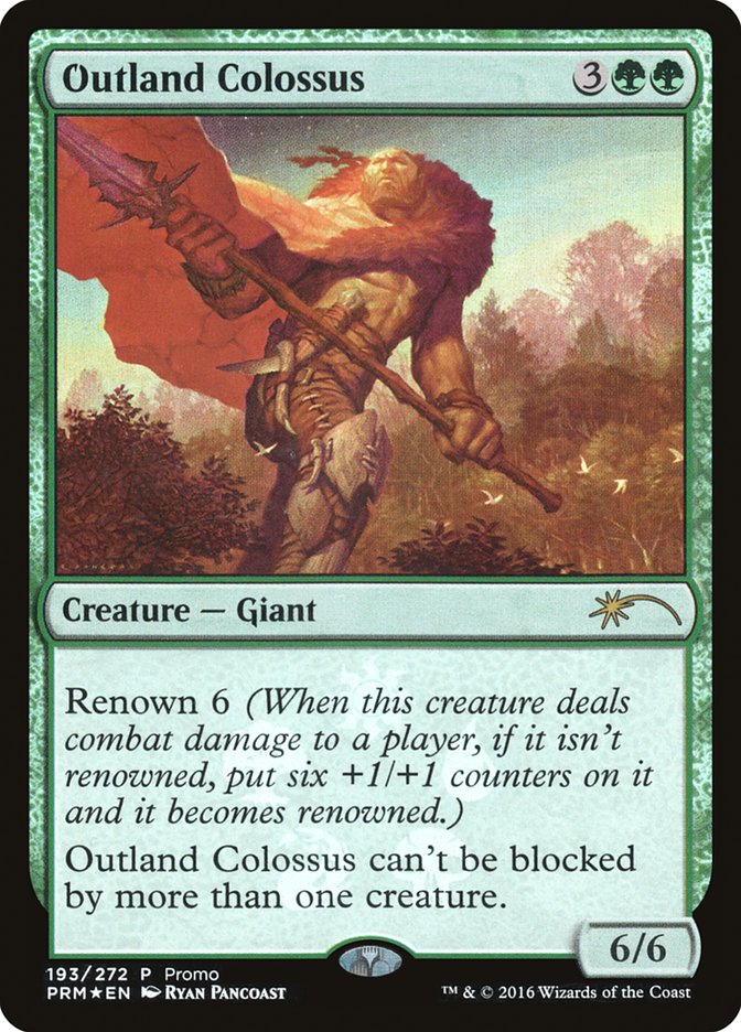 Outland Colossus [Resale Promos] | Exor Games Bridgewater