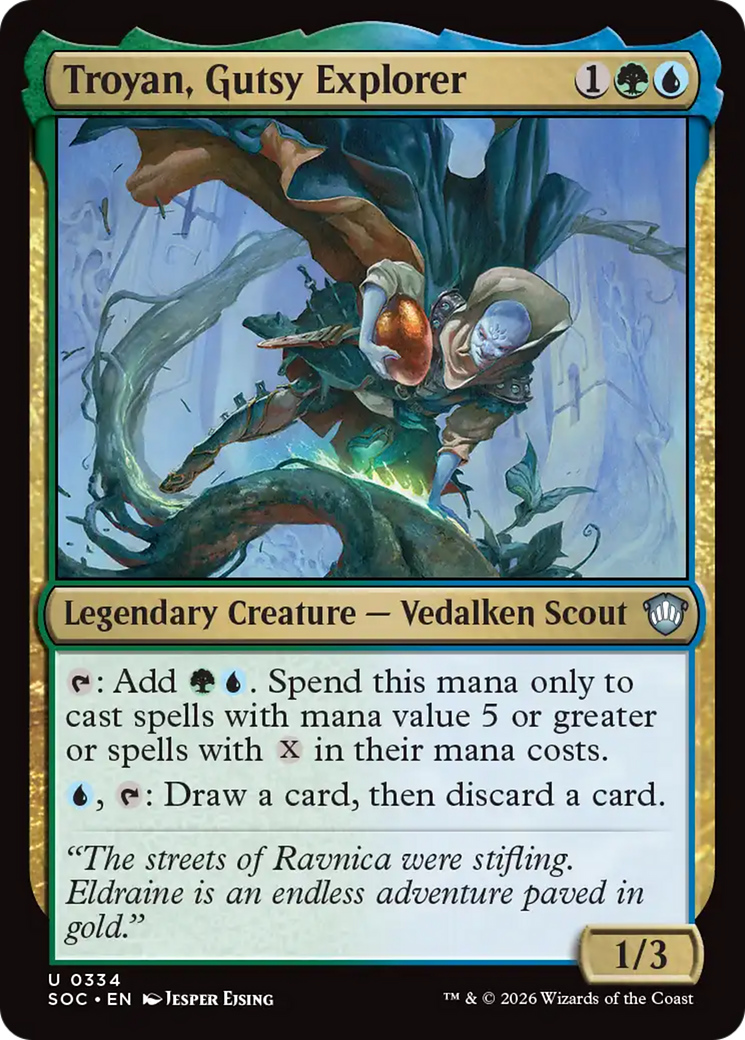 Troyan, Gutsy Explorer [Secrets of Strixhaven Commander] | Exor Games Bridgewater