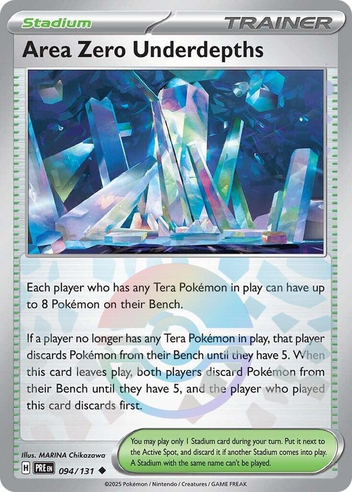 Area Zero Underdepths (094/131) (Poke Ball Pattern) [Scarlet & Violet: Prismatic Evolutions] | Exor Games Bridgewater