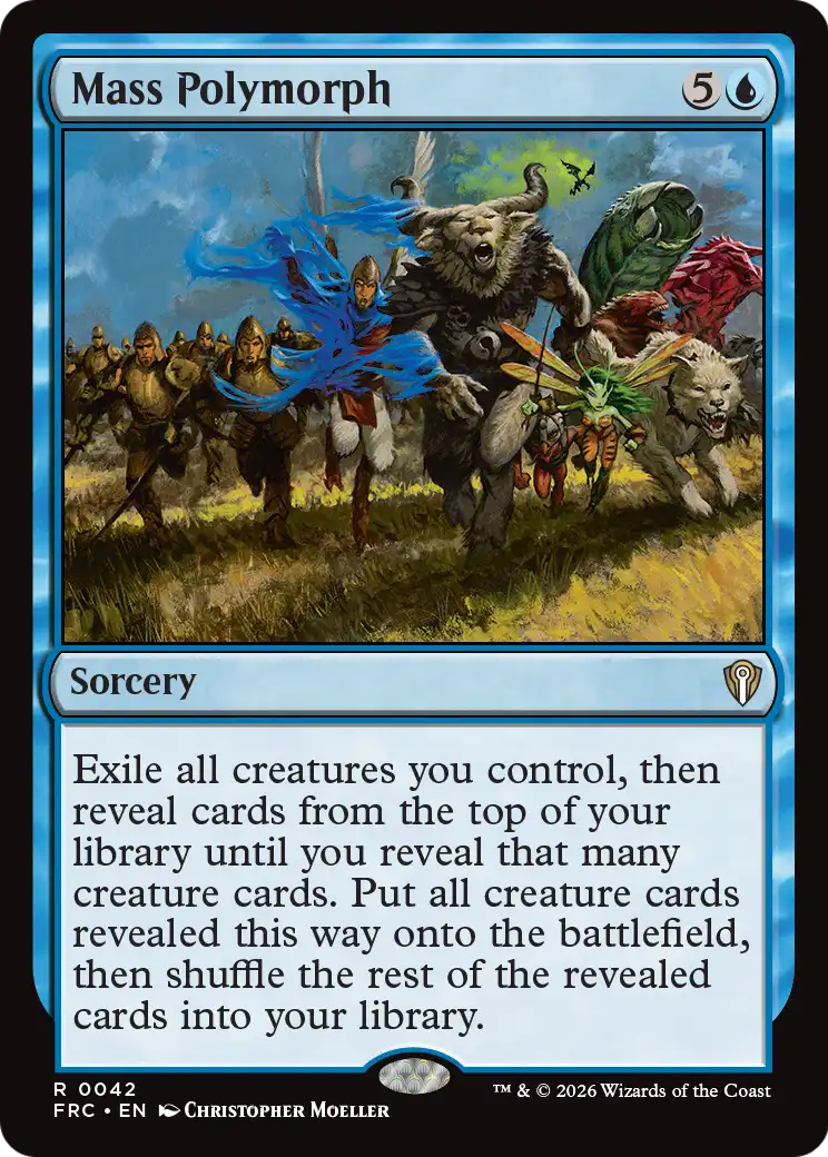 Mass Polymorph [Reality Fracture Commander] | Exor Games Bridgewater