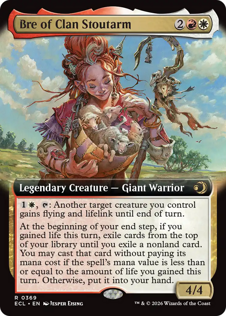 Bre of Clan Stoutarm (Extended Art) [Lorwyn Eclipsed] | Exor Games Bridgewater