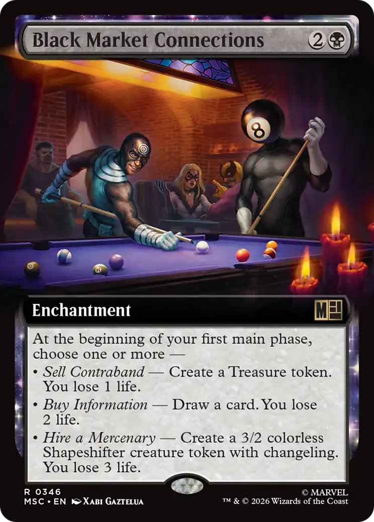 Black Market Connections (Extended Art) [Marvel Super Heroes Commander] | Exor Games Bridgewater
