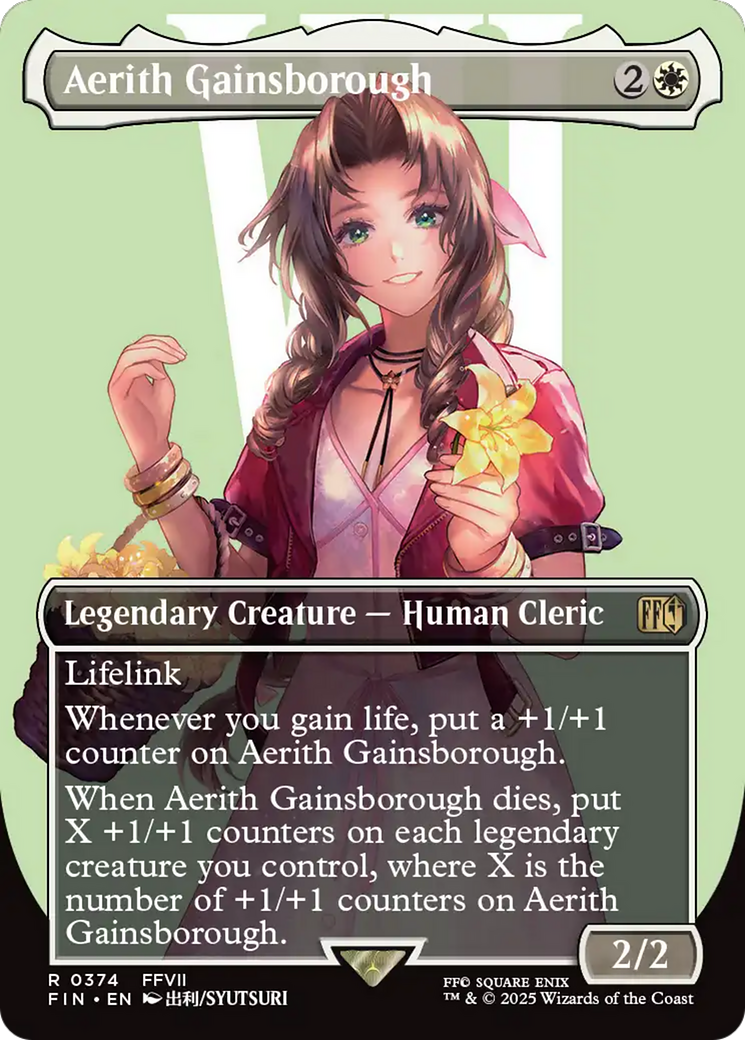 Aerith Gainsborough (Borderless) [FINAL FANTASY] | Exor Games Bridgewater