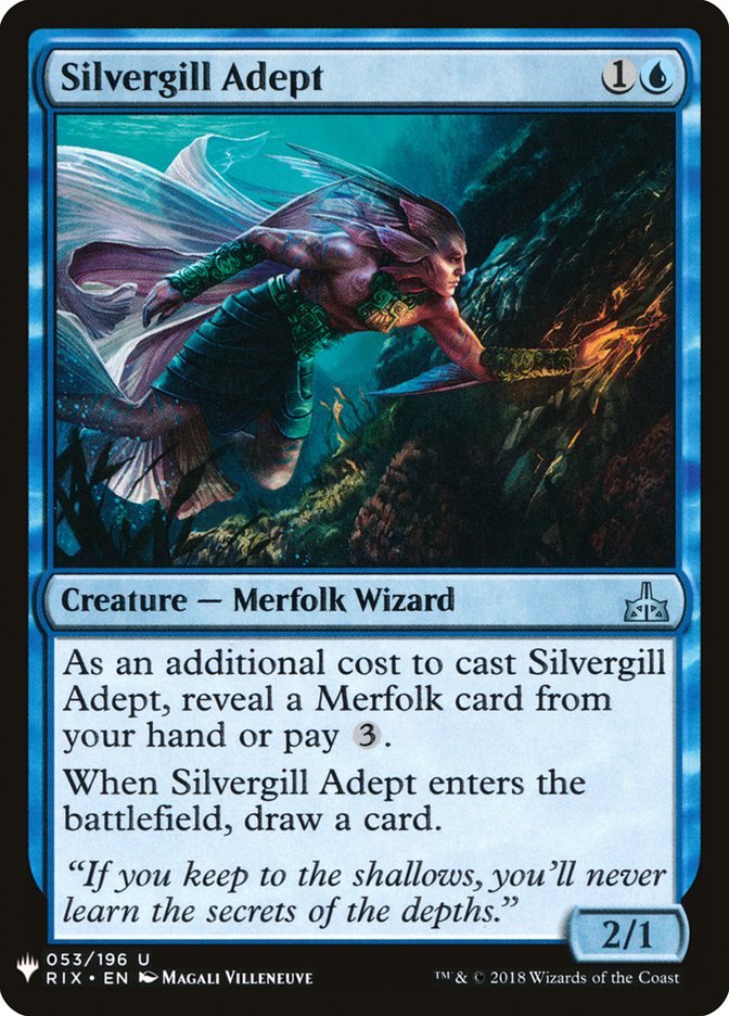 Silvergill Adept [Mystery Booster] | Exor Games Bridgewater