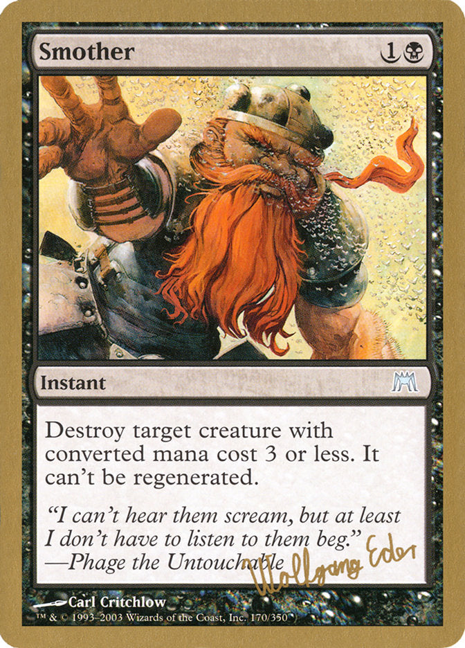 Smother (Wolfgang Eder) [World Championship Decks 2003] | Exor Games Bridgewater
