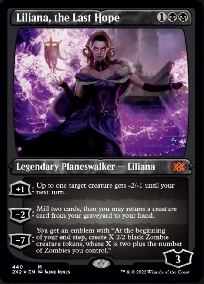 Liliana, the Last Hope (Foil Etched) [Double Masters 2022] | Exor Games Bridgewater