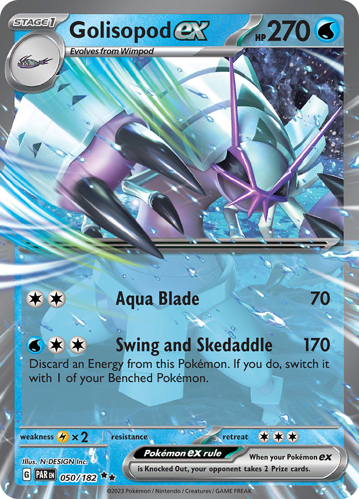 Golisopod ex (050/182) [Scarlet & Violet: Paradox Rift] | Exor Games Bridgewater