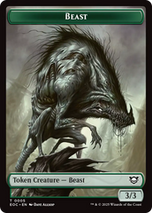 Insect // Beast (0005) Double-Sided Token [Edge of Eternities Commander Tokens] | Exor Games Bridgewater