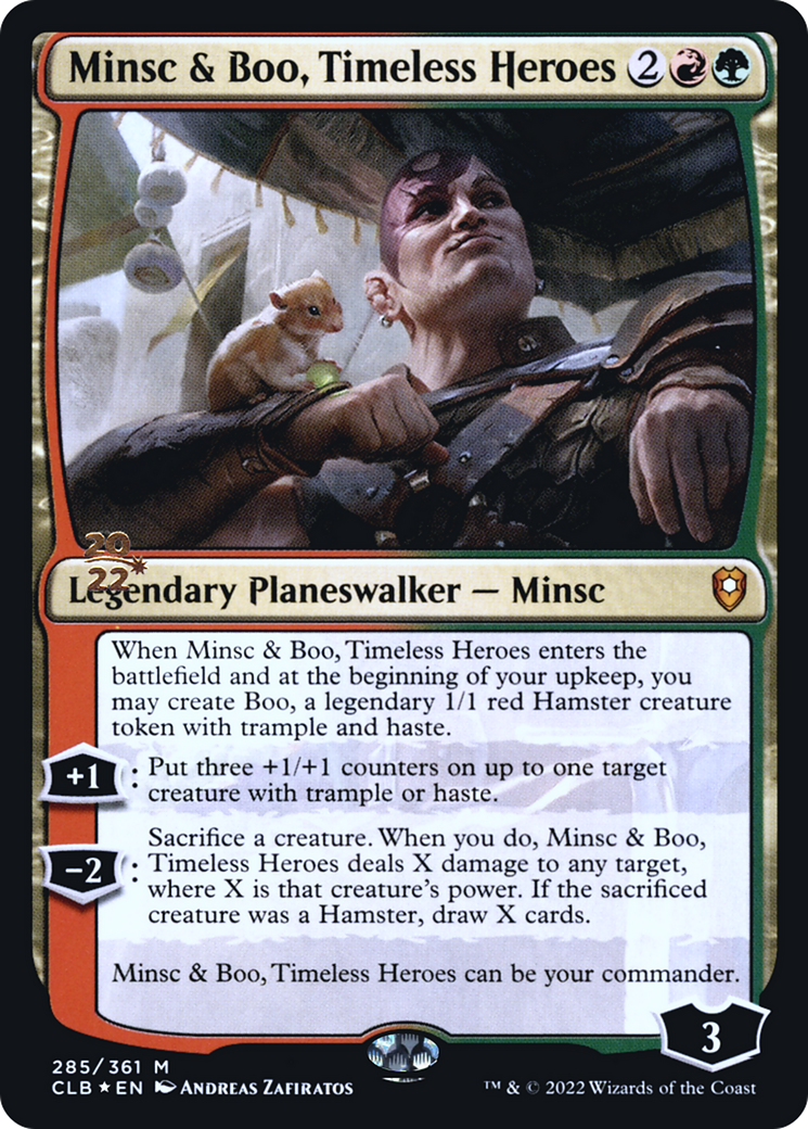 Minsc & Boo, Timeless Heroes (Promo Pack) [The Lost Caverns of Ixalan Promos] | Exor Games Bridgewater