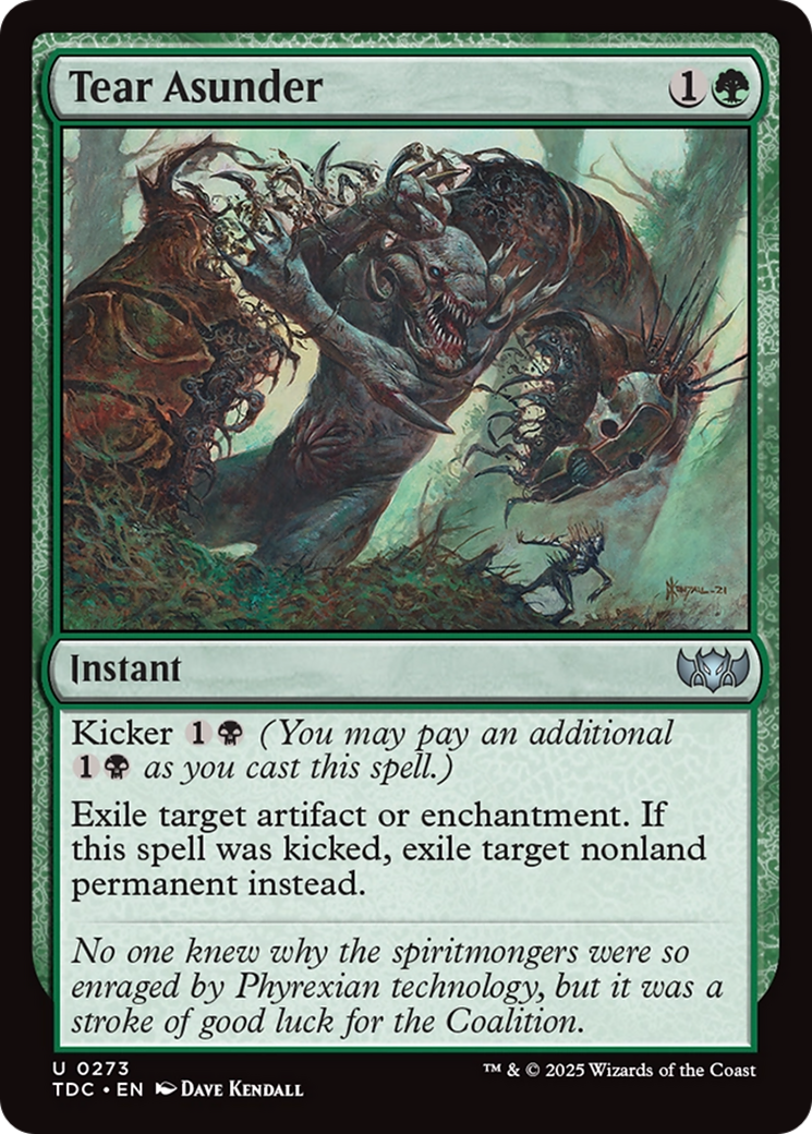 Tear Asunder [Tarkir: Dragonstorm Commander] | Exor Games Bridgewater