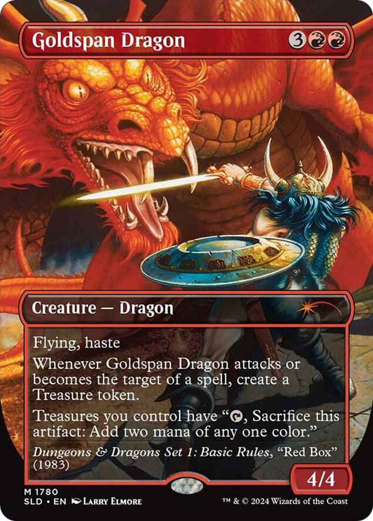 Goldspan Dragon (Rainbow Foil) [Secret Lair Drop Series] | Exor Games Bridgewater