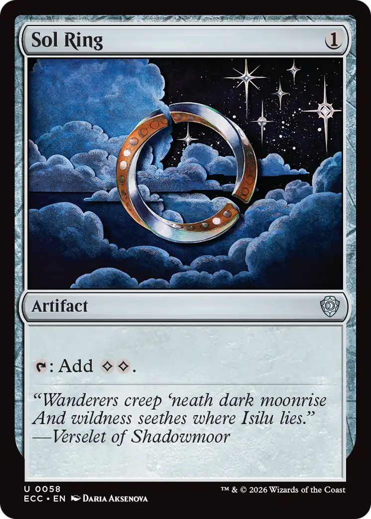 Sol Ring (0058) [Lorwyn Eclipsed Commander] | Exor Games Bridgewater