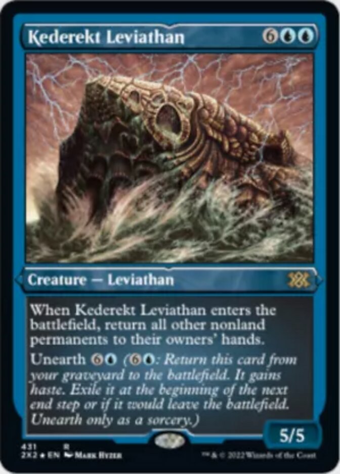 Kederekt Leviathan (Foil Etched) [Double Masters 2022] | Exor Games Bridgewater