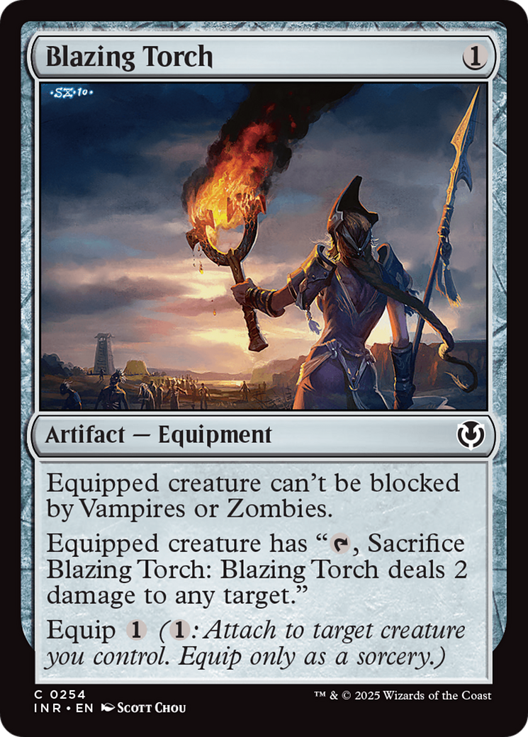 Blazing Torch [Innistrad Remastered] | Exor Games Bridgewater