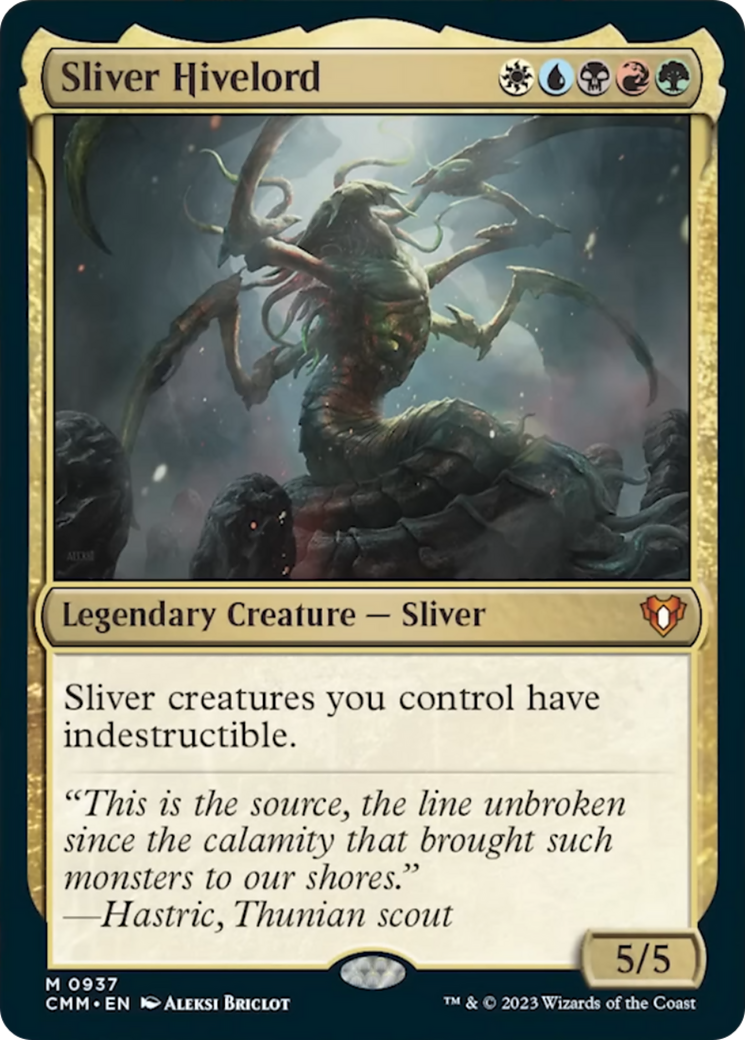 Sliver Hivelord [Commander Masters] | Exor Games Bridgewater