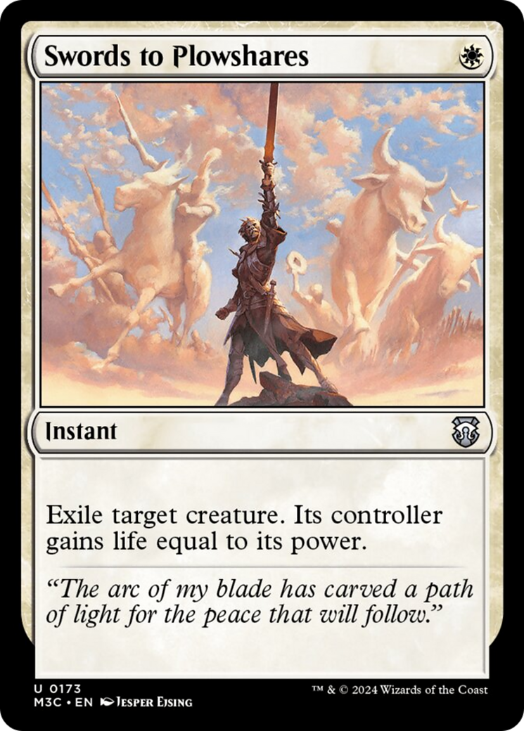 Swords to Plowshares (Ripple Foil) [Modern Horizons 3 Commander] | Exor Games Bridgewater