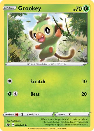 Grookey (011/202) (Premium Collection) [Sword & Shield: Base Set] | Exor Games Bridgewater