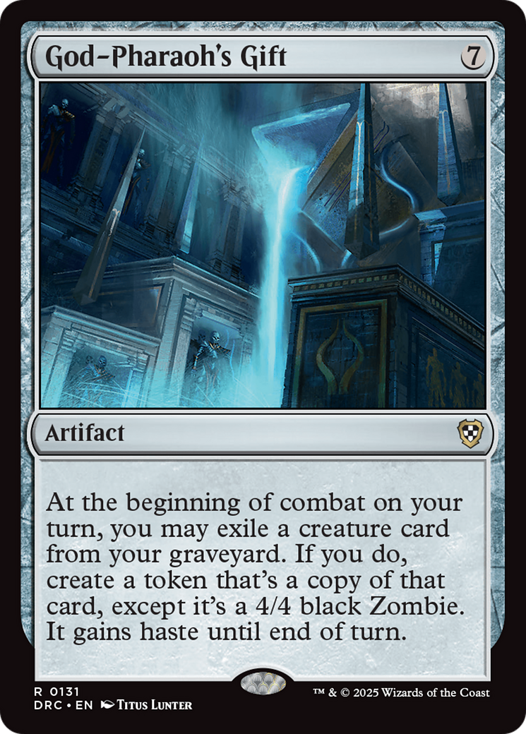 God-Pharaoh's Gift [Aetherdrift Commander] | Exor Games Bridgewater