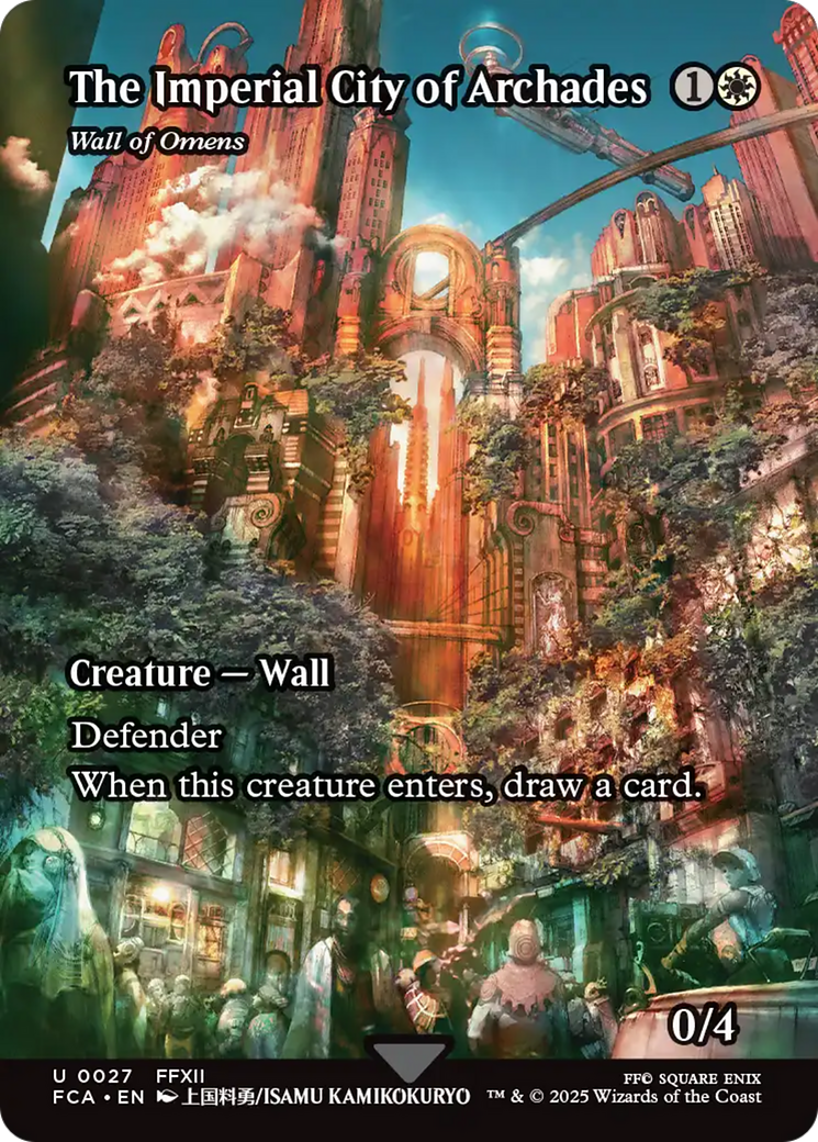 The Imperial City of Archades - Wall of Omens (Showcase) [FINAL FANTASY : Through the Ages] | Exor Games Bridgewater