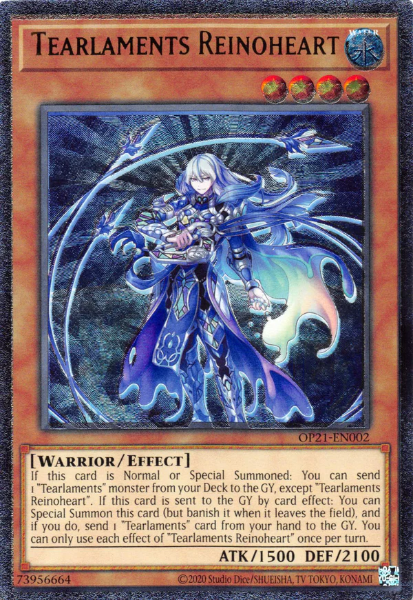 Tearlaments Reinoheart [OP21-EN002] Ultimate Rare | Exor Games Bridgewater