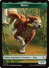 Ajani's Pridemate // Mowu Double-Sided Token [Reality Fracture Tokens] | Exor Games Bridgewater