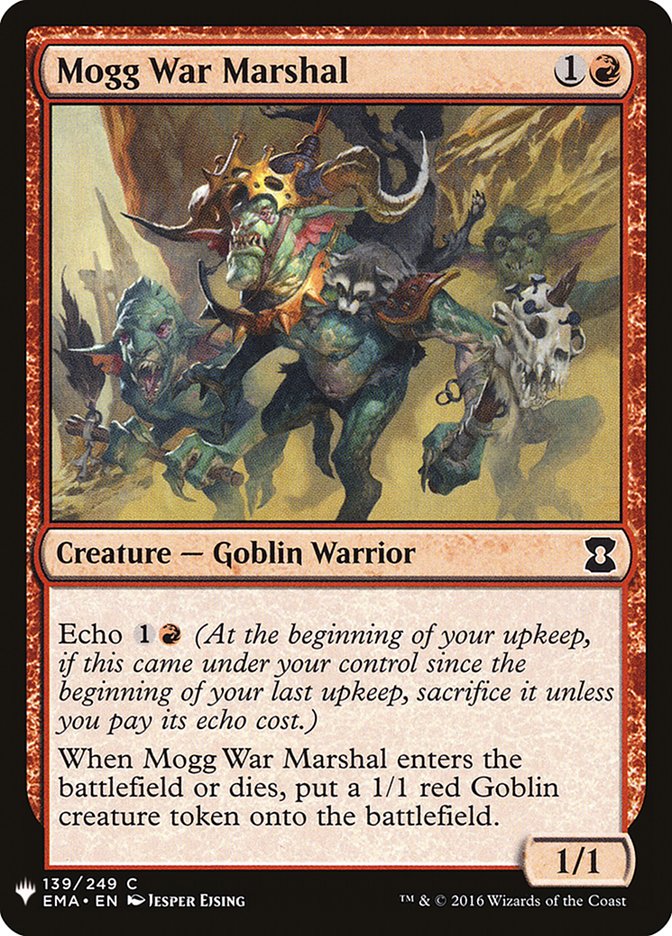 Mogg War Marshal [Mystery Booster] | Exor Games Bridgewater