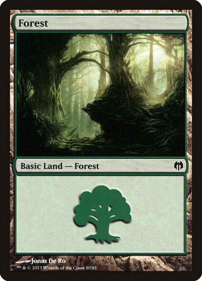 Forest (80) [Duel Decks: Heroes vs. Monsters] | Exor Games Bridgewater