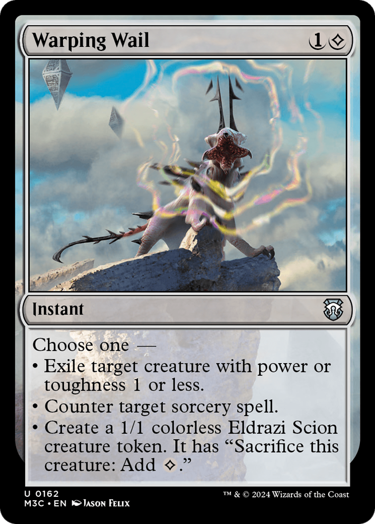 Warping Wail (Ripple Foil) [Modern Horizons 3 Commander] | Exor Games Bridgewater