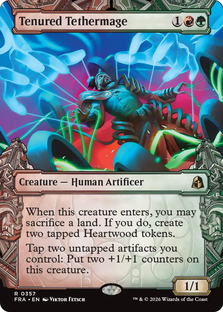 Tenured Tethermage (Showcase) [Reality Fracture] | Exor Games Bridgewater