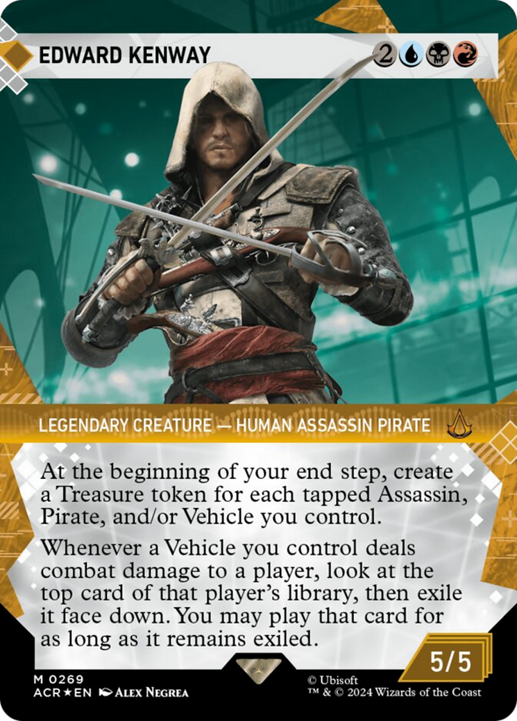 Edward Kenway (Showcase) (Textured Foil) [Assassin's Creed] | Exor Games Bridgewater