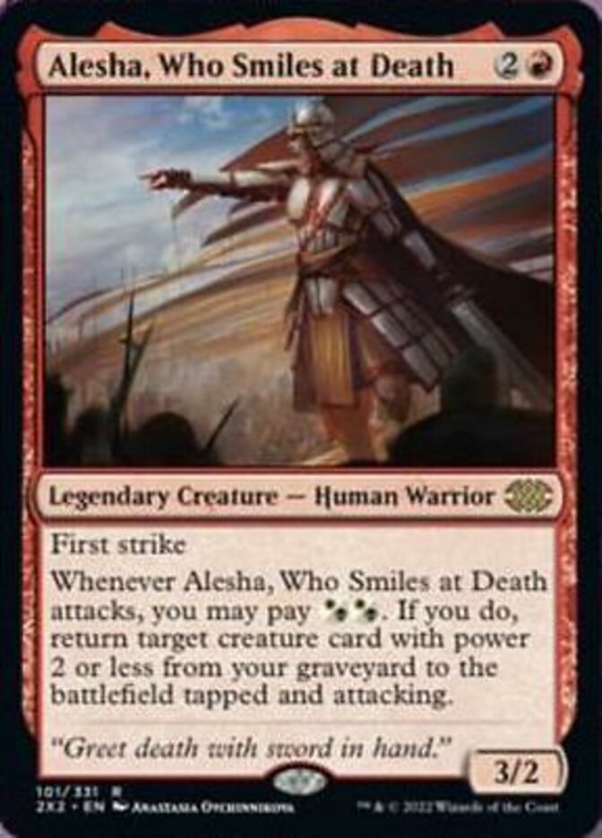 Alesha, Who Smiles at Death [Double Masters 2022] | Exor Games Bridgewater