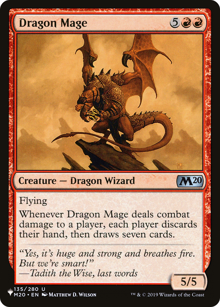 Dragon Mage [The List Reprints] | Exor Games Bridgewater