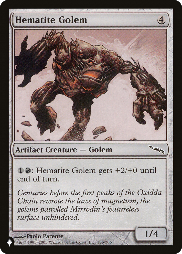 Hematite Golem [The List Reprints] | Exor Games Bridgewater