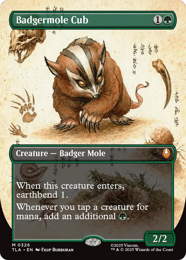 Badgermole Cub (Borderless) [Avatar: The Last Airbender] | Exor Games Bridgewater