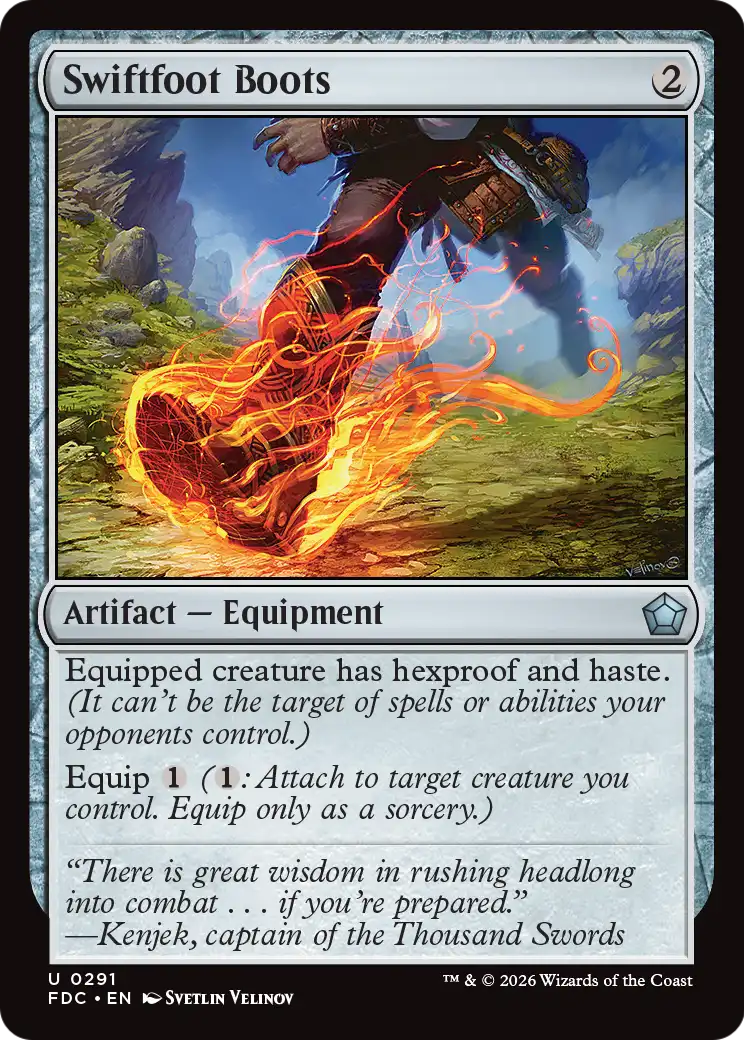 Swiftfoot Boots [Foundations Commander] | Exor Games Bridgewater