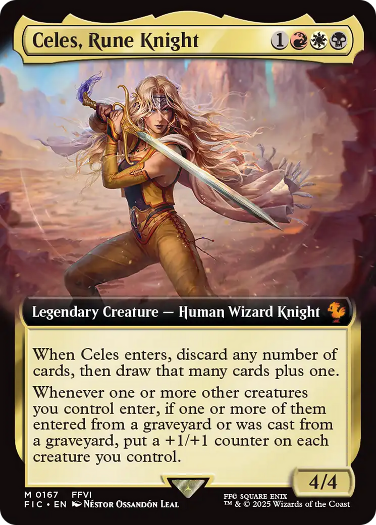 Celes, Rune Knight (Extended Art) [FINAL FANTASY Commander] | Exor Games Bridgewater