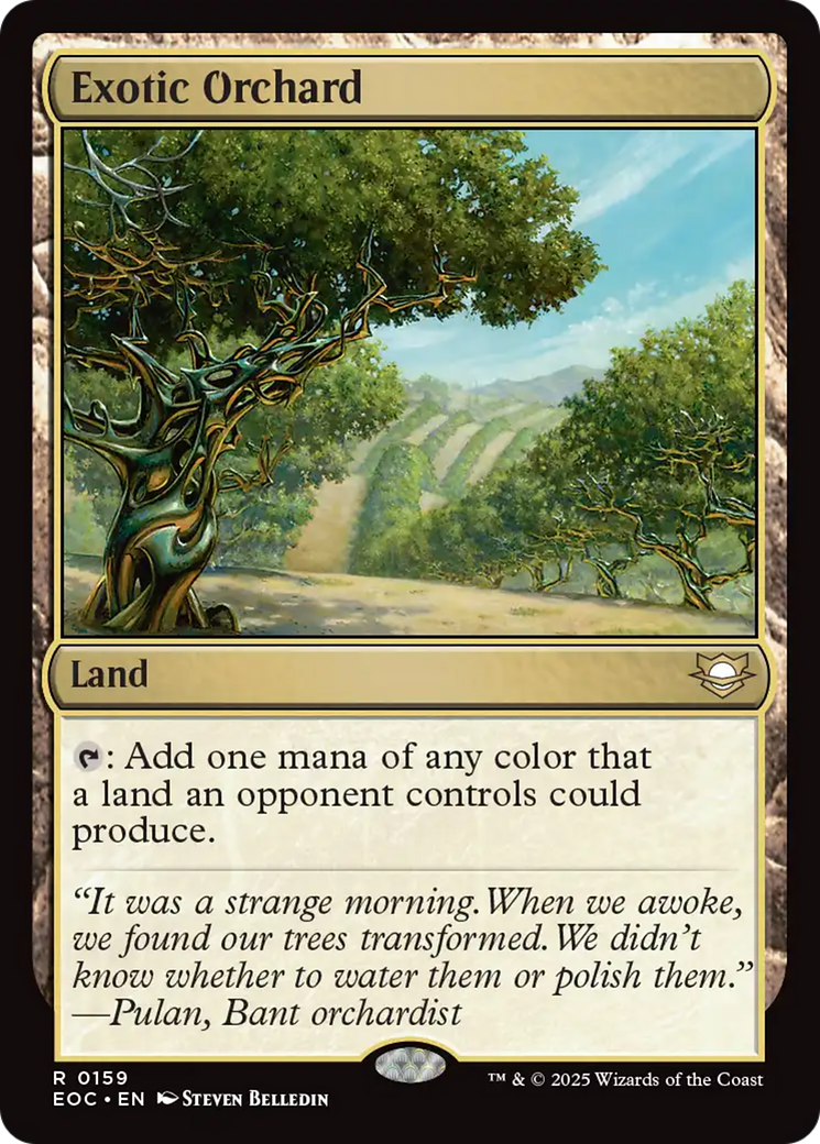 Exotic Orchard [Edge of Eternities Commander] | Exor Games Bridgewater