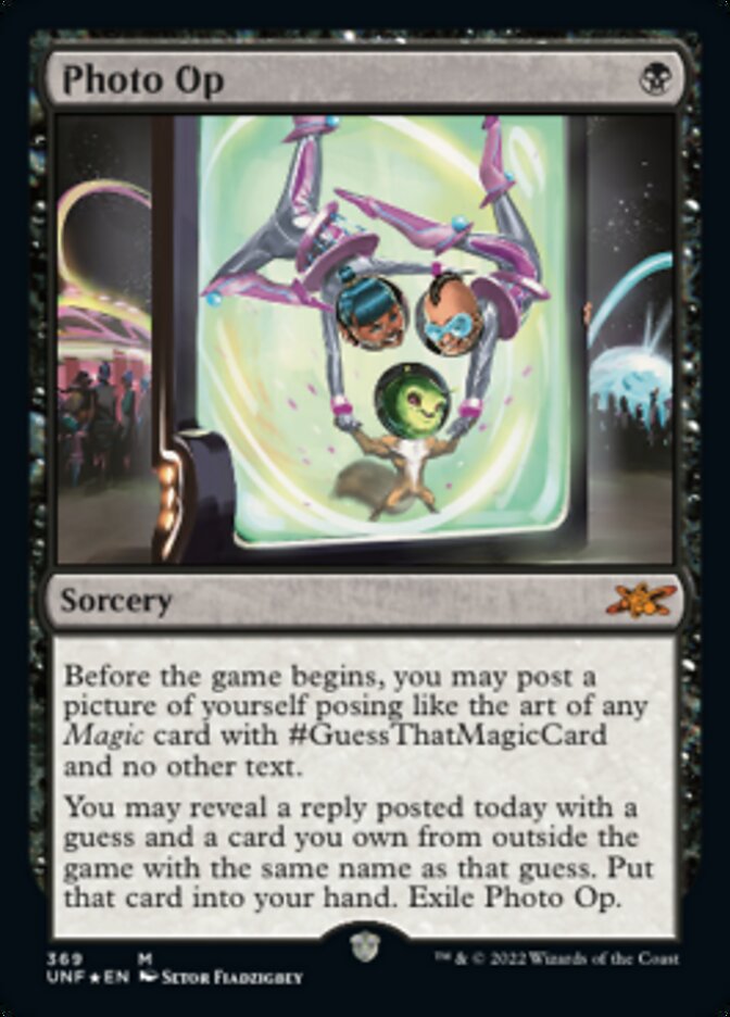 Photo Op (Galaxy Foil) [Unfinity] | Exor Games Bridgewater