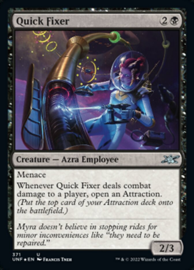 Quick Fixer (Galaxy Foil) [Unfinity] | Exor Games Bridgewater