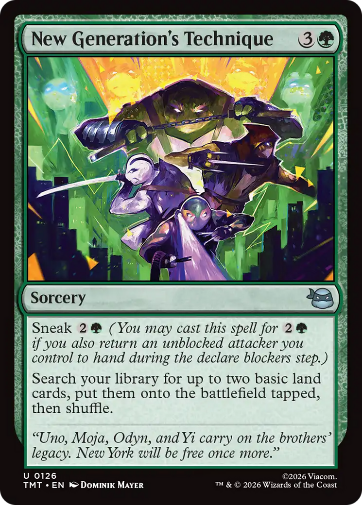 New Generation's Technique [Teenage Mutant Ninja Turtles] | Exor Games Bridgewater