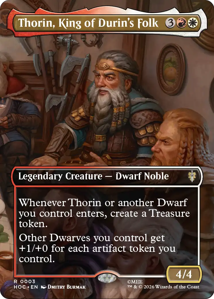 Thorin, King of Durin's Folk (Borderless) [The Hobbit: Eternal-Legal] | Exor Games Bridgewater
