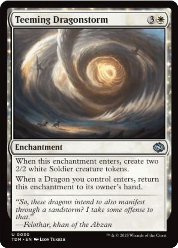 Teeming Dragonstorm [Tarkir: Dragonstorm] | Exor Games Bridgewater