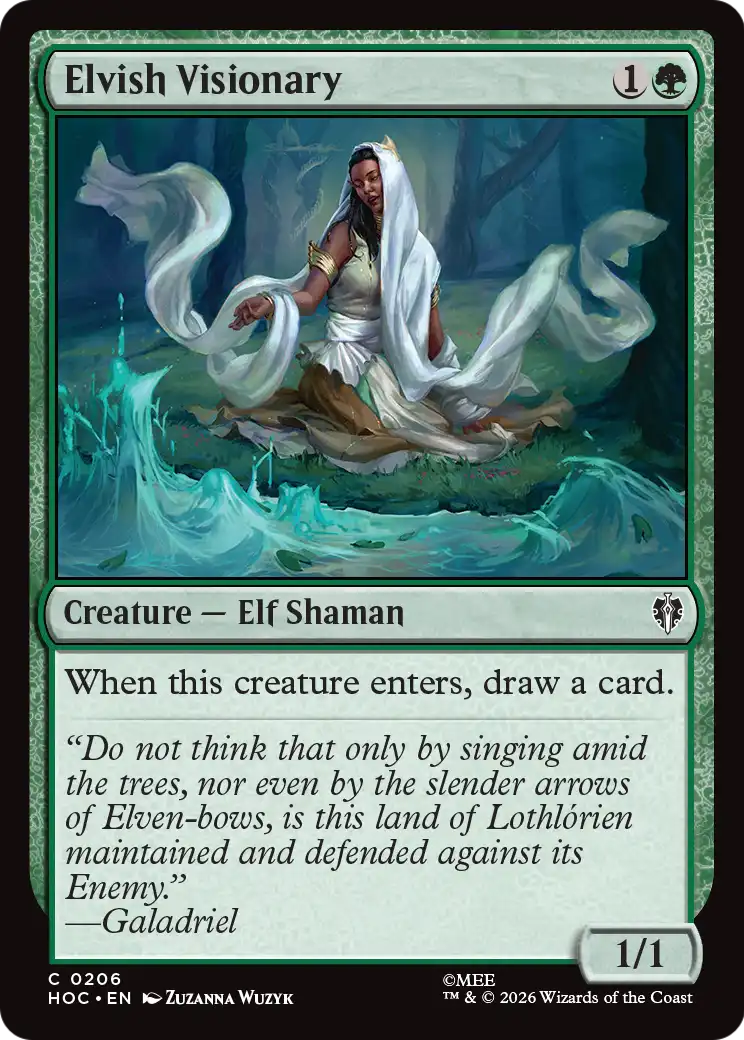 Elvish Visionary [The Hobbit: Eternal-Legal] | Exor Games Bridgewater