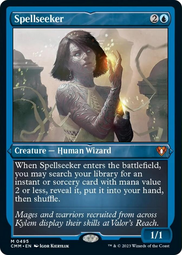 Spellseeker (Foil Etched) [Commander Masters] | Exor Games Bridgewater