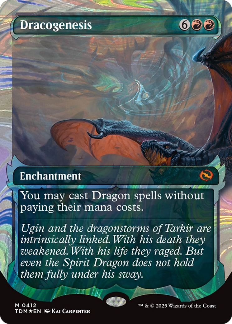 Dracogenesis (0412) (Showcase) (Halo Foil) [Tarkir: Dragonstorm] | Exor Games Bridgewater